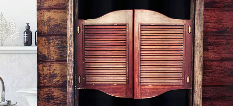 Installing Saloon Door Hinges in Warrington, FL