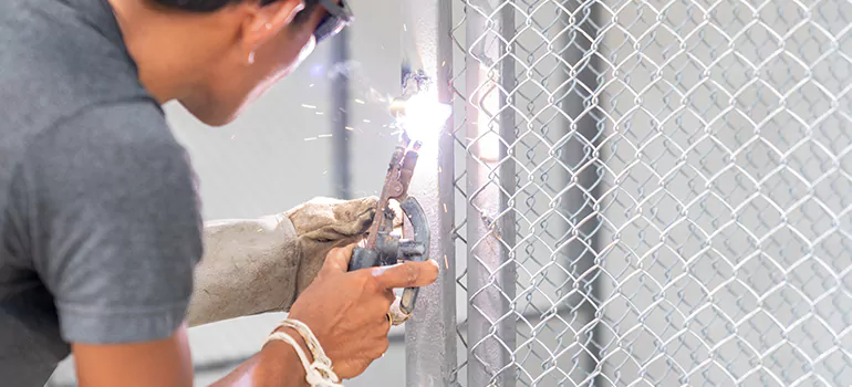 Commercial Mesh Door Repair in Warrington, FL